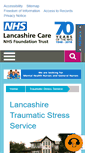 Mobile Screenshot of lancashiretraumaticstressservice.nhs.uk
